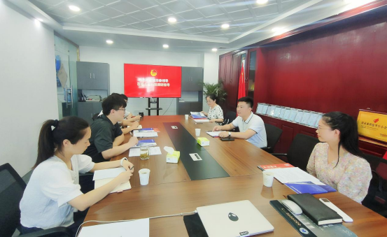 共青團阜陽市委副書記駱強一行蒞臨公司調研指導